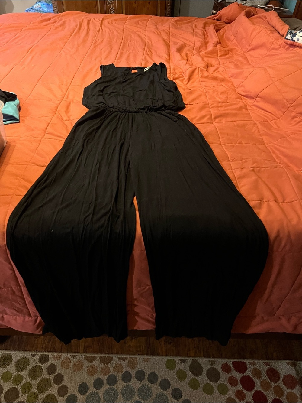 Black Wide-Leg Jumpsuit - Versatile Women's One-Piece